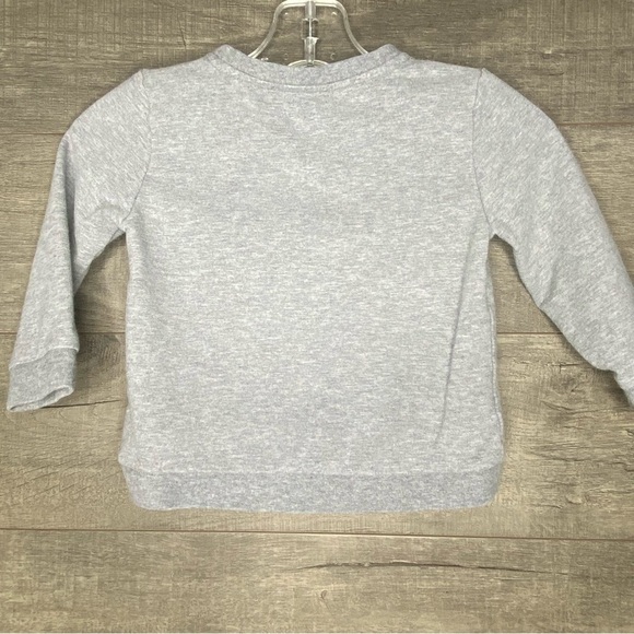 Kate Spade Girl’s Gray Piano Cat Sweatshirt size 18 Months - Picture 2 of 5